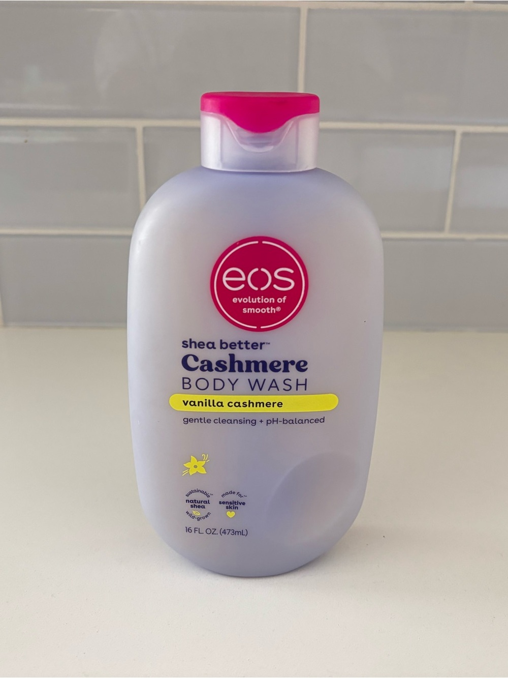 eos Shea Butter Cashmere Body Wash Vanilla Cashmere